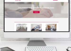 Screenshot der neuen Homepage RWM